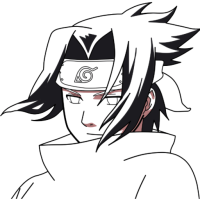 How to draw Sasuke Uchiha